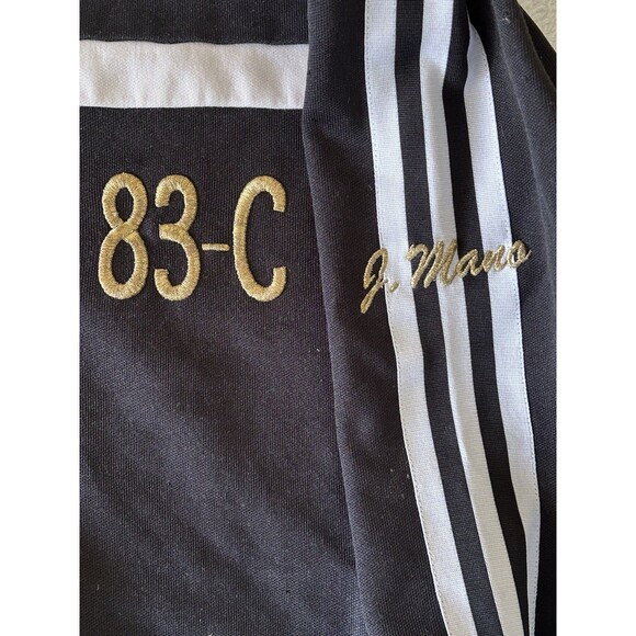 Adidas Track Jacket Trefoil 83-C J Mano Black WhiteGold Size Large Original 2008 - Picture 4 of 9